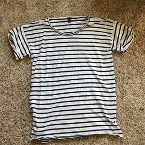 J. Crew oversized striped tee
